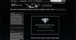 Desktop Screenshot of bjantiquejewellery.co.uk