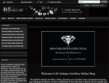 Tablet Screenshot of bjantiquejewellery.co.uk